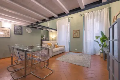 Area soggiorno di Sant Ambrogio Green Pepper Apartment