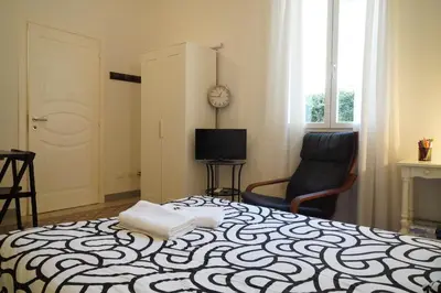 Letto o letti in una camera di Studio alle Antiche Mura