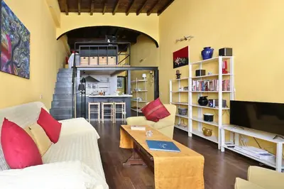 Area soggiorno di Relax like Home, Via Ricasoli 6, Next to the Duomo of Florence