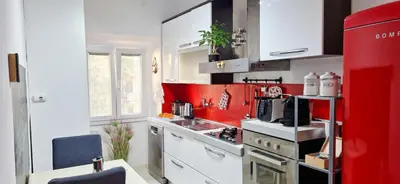 Cucina o angolo cottura di Milla Apartment in art deco villa