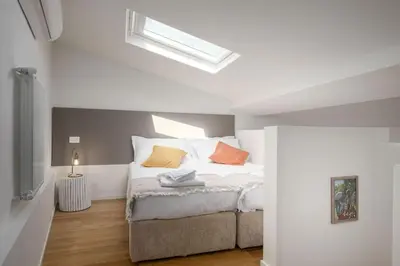 Letto o letti in una camera di La Casa di Ettore