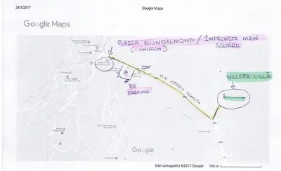 Planimetria di Villetta Lilla'