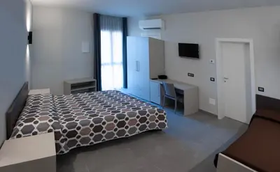 Letto o letti in una camera di Il Palagio Camere
