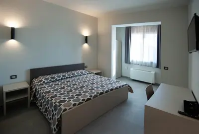 Letto o letti in una camera di Il Palagio Camere