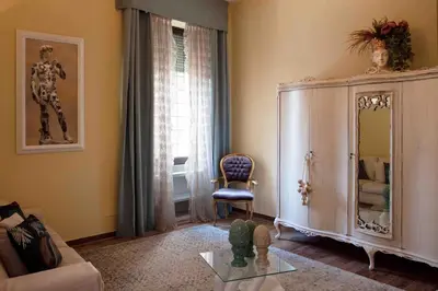 Area soggiorno di Piazza Unità New Elegant Apartment SMN Station