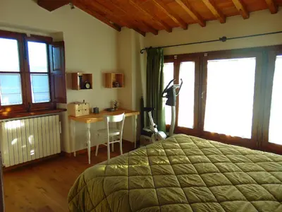 Letto o letti in una camera di Agriturismo Circugnano