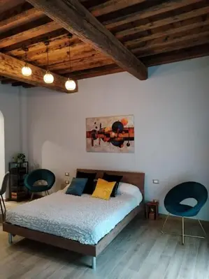 Letto o letti in una camera di La Corte di Peretola