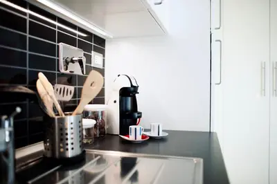 Cucina o angolo cottura di Charming Studio near the center