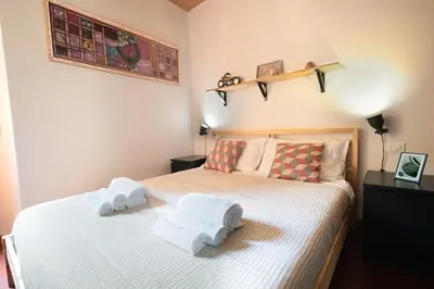 Letto o letti in una camera di Casa Castello - 20 min by train to Florence