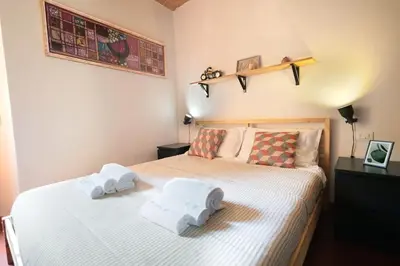 Letto o letti in una camera di Casa Castello - 20 min by train to Florence