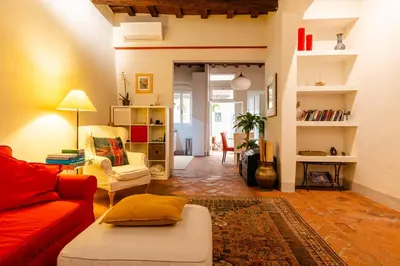 Area soggiorno di Santo Spirito House & Suite