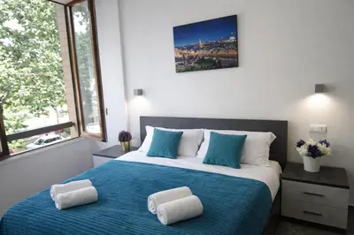 Letto o letti in una camera di Urban Green House Relax e Confort vicino al centro