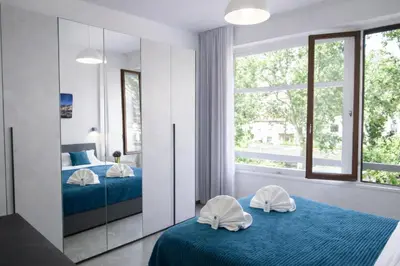 Letto o letti in una camera di Urban Green House Relax e Confort vicino al centro