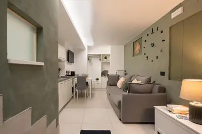 Area soggiorno di Keys of Italy - Vigna Vecchia 24 - Cozy Mezzanine in Santa Croce