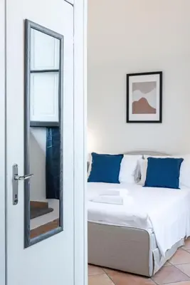 Letto o letti in una camera di UNYCA - Florence Central Market Apartment 2