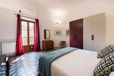 Letto o letti in una camera di Live like a Florentine next to Santa Croce Square