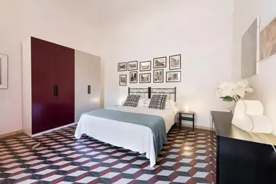 Letto o letti in una camera di Live like a Florentine next to Santa Croce Square