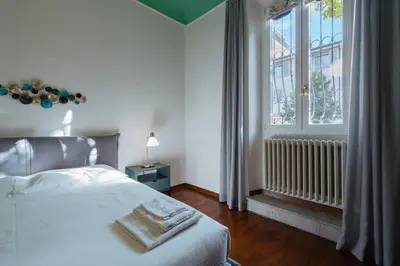 Letto o letti in una camera di Cooker Chianti
