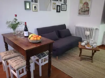 Area soggiorno di La Casina di San Frediano