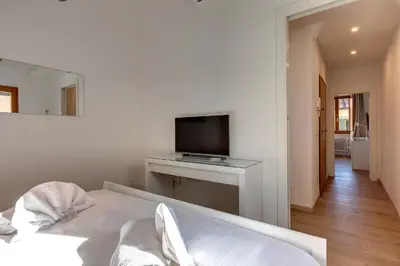 TV o dispositivi per l'intrattenimento presso Sacha Apartment by Mamo Florence