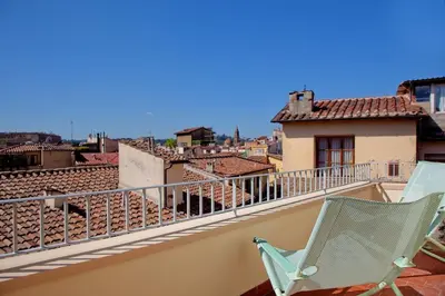 Balcone o terrazza di Amazing View Florence Attic