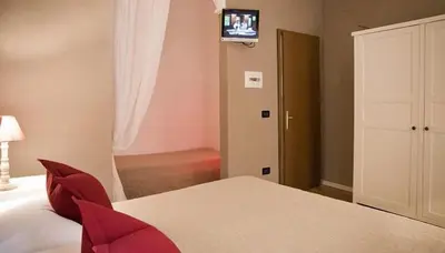 Letto o letti in una camera di San Gallo Guesthouse