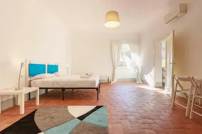 Letto o letti in una camera di Santo Spirito Nest