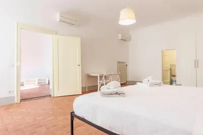 Letto o letti in una camera di Santo Spirito Nest