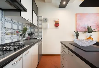 Cucina o angolo cottura di Via Panzani 16 - 2do piano - Annalisa - Nuovo, Centrale e Confortevole vicino al Duomo