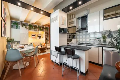 Cucina o angolo cottura di Via Panzani 16 - 2do piano - Annalisa - Nuovo, Centrale e Confortevole vicino al Duomo