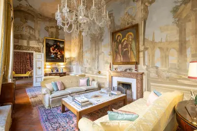 Area soggiorno di Ricasoli Luxury Palace