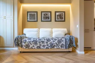 Letto o letti in una camera di Santa Maria Novella Patio Flat