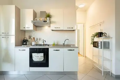 Cucina o angolo cottura di Crystal house FRONT TRAMVIA