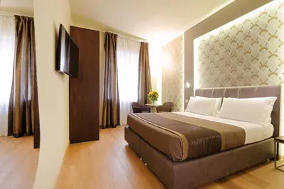 Letto o letti in una camera di La Torre dei Salterelli