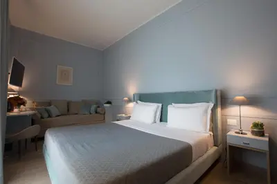 Letto o letti in una camera di La Torre dei Salterelli
