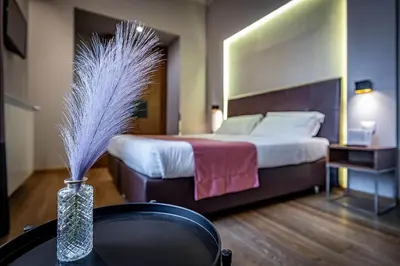 Letto o letti in una camera di Antico Centro Suite