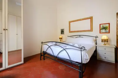 Letto o letti in una camera di Romantic Ponte Vecchio