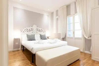 Letto o letti in una camera di Fiesolana Comfortable Loft
