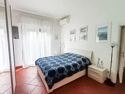 Letto o letti in una camera di Cozy art studio