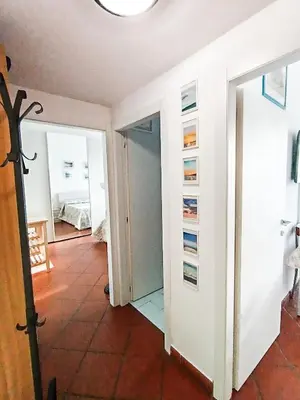 Letto o letti in una camera di Cozy art studio
