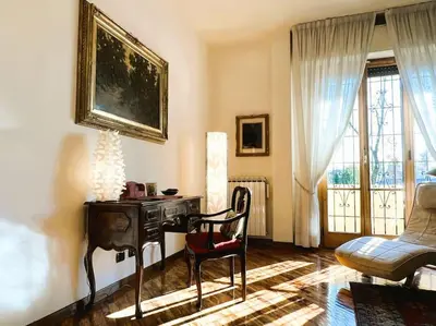 Area soggiorno di Verrazzano House Florence