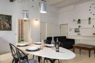 Area soggiorno di Duomo - Grazioso appartamento nel cuore di Firenze