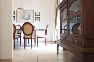 Area soggiorno di Evaluna Apartments