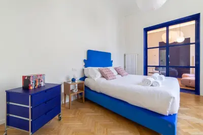 Letto o letti in una camera di San Frediano Suite