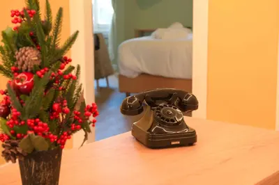 Letto o letti in una camera di B&B Magnolia