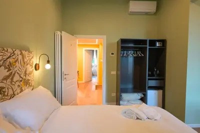 Letto o letti in una camera di B&B Magnolia