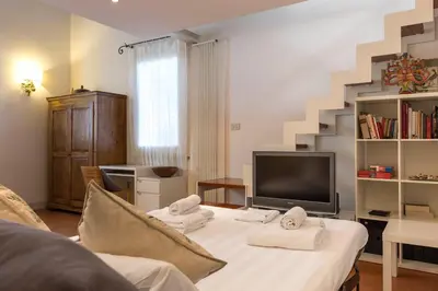 TV o dispositivi per l'intrattenimento presso Santa Croce Cozy Duplex