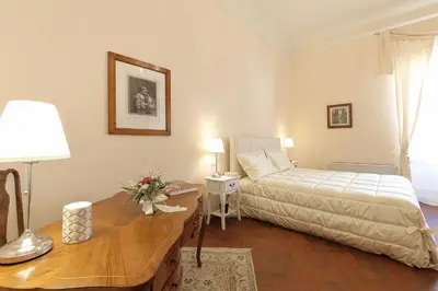 Letto o letti in una camera di Dimora Bandinelli