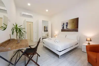 Letto o letti in una camera di La casa di Gaia