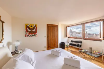 Letto o letti in una camera di Design Unit with Incredible View